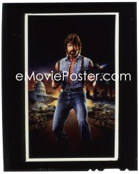 1x407 INVASION U.S.A. 1 transparency, 4 slides & 3 stills 1985 great images of Chuck Norris!