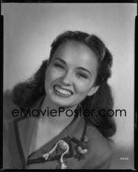 1x011 ANN BLYTH 8x10 negative 1940s great head & shoulders portrait smiling really big!