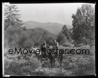1x029 CECIL B. DEMILLE/JESSE L. LASKY 8x10 negative + 8x10 still 1931 photo from 1914 in mountains!