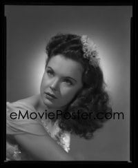 1x058 GLORIA JEAN 8x10 negative 1940s great head & shoulders portrait at Universal Pictures!