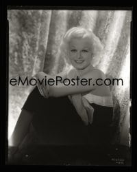 1x076 JEAN HARLOW 8x10 negative 1934 sexy MGM studio portrait of the legendary leading lady!