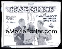 1x004 ROSE-MARIE 11x14 negative 1928 TC image of Joan Crawford, James Murray & House Peters!