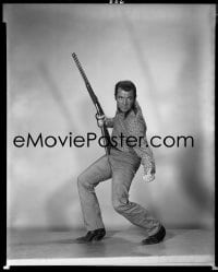 1x108 SHOWDOWN 8x10 negative 1963 great posed portrait of cowboy Audie Murphy with rifle!