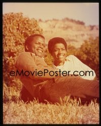 1x219 BROTHER JOHN group of 11 4x5 transparencies 1971 Sidney Poitier, Beverly Todd, Will Geer!