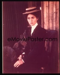 1x287 FAYE DUNAWAY group of 2 4x5 transparencies 1960s great posed portraits from Oklahoma Crude!