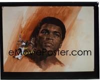 1x201 GREATEST 8x10 transparency 1977 Arnaldo Putzu art of heavyweight boxing champ Muhammad Ali!