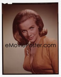 1x361 HONOR BLACKMAN 4x5 transparency 1960s sexy head & shoulders portrait by Frank Bez!