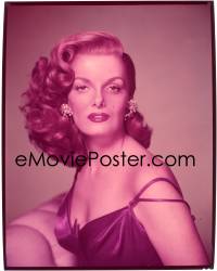1x204 JANE RUSSELL 8x10 transparency 1950s sexy glamour portrait with strap off her shoulder!
