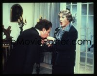 1x369 LA CAGE AUX FOLLES 4x5 transparency 1979 Galabru kissing the hand of Michel Serrault in drag!