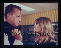 1x382 PETULIA 4x5 transparency 1968 close up of sexy Julie Christie staring at George C. Scott!