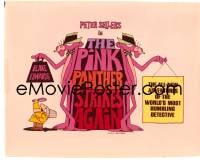 1x187 PINK PANTHER STRIKES AGAIN group of 4 transparencies 1976 Sellers is Clouseau, Geoffrey art!