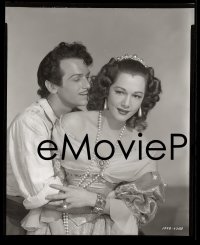 1x138 EXILE group of 2 8x10 negatives 1947 swashbuckler Douglas Fairbanks Jr. & sexy Maria Montez!