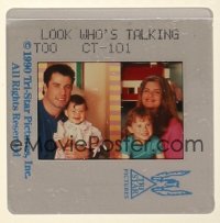 1x556 LOOK WHO'S TALKING TOO group of 21 35mm slides 1990 John Travolta & Kirstie Alley with babies!