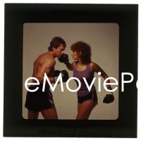 1x421 MAIN EVENT group of 3 3x3 transparencies 1979 Streisand & O'Neal boxing by Francesco Scavullo!