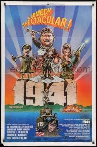1y015 1941 style F 1sh 1979 Spielberg, art of John Belushi, Dan Aykroyd & cast by Green!