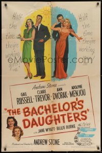 1y063 BACHELOR'S DAUGHTERS 1sh 1946 Gail Russell, Claire Trevor, Ann Dvorak, Jane Wyatt