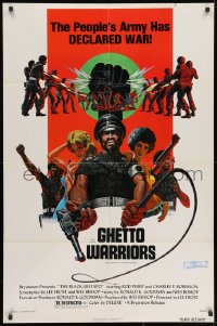 1y103 BLACK GESTAPO 1sh 1975 Ken Barr art, Ghetto Warriors, The New Master Race!