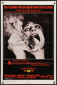 1y139 BUG 1sh 1975 wild horror image of screaming girl on phone with flaming insect!