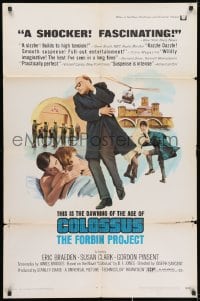 1y195 COLOSSUS: THE FORBIN PROJECT int'l 1sh 1970 the day man built himself out of existence!