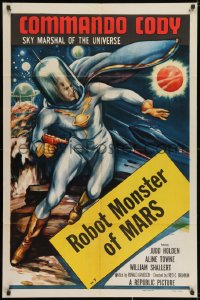 1y199 COMMANDO CODY chapter 7 1sh 1953 Sky Marshal of the Universe, Robot Monster of Mars!