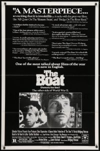 1y222 DAS BOOT style B 1sh 1982 The Boat, Wolfgang Petersen German WWII submarine classic!