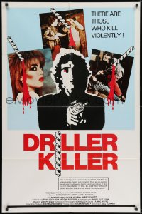1y264 DRILLER KILLER 1sh 1979 Abel Ferrara, he kills violently with an electric drill!