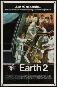 1y271 EARTH 2 1sh 1971 Gary Lockwood has 10 seconds to save a dream from becoming a nightmare!