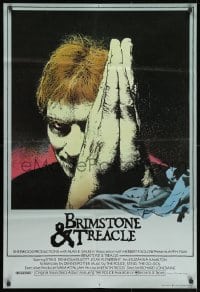 1y130 BRIMSTONE & TREACLE English 1sh 1982 Richard Loncraine directed thriller, art of Sting!