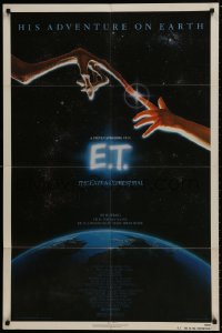 1y269 E.T. THE EXTRA TERRESTRIAL NSS style 1sh 1982 Steven Spielberg classic, John Alvin art!