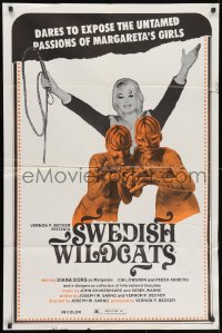 1y291 EVERY AFTERNOON 1sh 1972 Joe Sarno, Diana Dors with her sexy Swedish Wildcats!