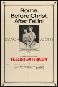 1y306 FELLINI SATYRICON int'l 1sh 1970 Federico's Italian cult classic, Rome before Christ!