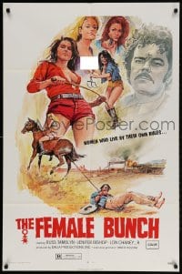 1y307 FEMALE BUNCH 1sh 1971 sexy Kede artwork of bad girls, they live by their own rules!