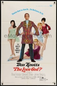 1y544 LOVE GOD 1sh 1969 Don Knotts is the world's most romantic male with sexy babes!