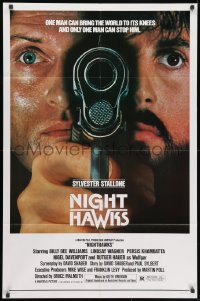 1y613 NIGHTHAWKS 1sh 1981 Sylvester Stallone, Billy Dee Williams, Rutger Hauer