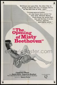 1y632 OPENING OF MISTY BEETHOVEN 1sh 1976 Radley Metzger, sexy Constance Money in title role!