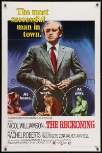 1y694 RECKONING 1sh 1970 Nicol Williamson is the most successful man in town!