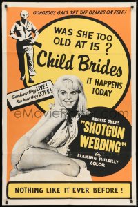 1y778 SHOTGUN WEDDING 1sh 1963 written by Ed Wood, nothing like it, is Jenny Maxwell too old at 15?
