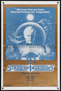 1y821 STARSHIP INVASIONS 1sh 1977 wacky aliens who are advanced beyond our imagination!