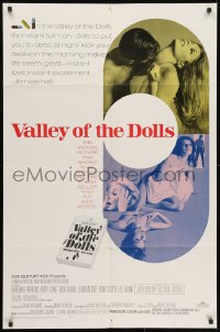 1y928 VALLEY OF THE DOLLS 1sh 1967 sexy Sharon Tate, from Jacqueline Susann's erotic novel!