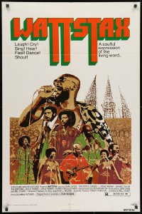 1y947 WATTSTAX 1sh 1973 Isaac Hayes, Richard Pryor, soul music concert!