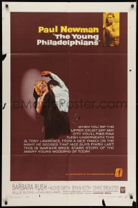 1y993 YOUNG PHILADELPHIANS 1sh 1959 lawyer Paul Newman defends Robert Vaughn from murder charges!
