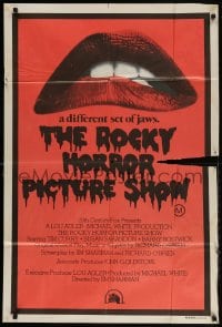 1z686 ROCKY HORROR PICTURE SHOW Aust 1sh 1975 Tim Curry, lips image, a different set of jaws!