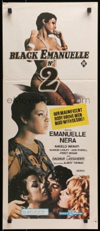 1z724 BLACK EMANUELLE 2 Aust daybill 1976 sexiest Shulamith Lasri is Emanuelle Nera No. 2!