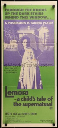 1z844 LEMORA A CHILD'S TALE OF THE SUPERNATURAL Aust daybill 1973 a possession is taking place!