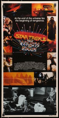 1z940 STAR TREK II Aust daybill 1982 The Wrath of Khan, Leonard Nimoy, William Shatner