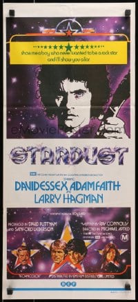 1z941 STARDUST Aust daybill 1974 Michael Apted directed, they made David Essex a rock & roll god!