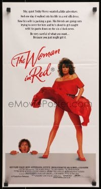 1z996 WOMAN IN RED Aust daybill 1984 Gene Wilder, sexy Kelly Le Brock, Charles Grodin!