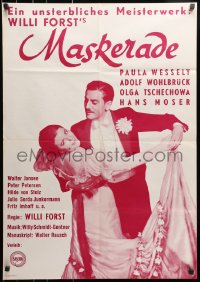 1z131 MASKERADE Austrian R1960s Paula Wessely, Anton Walbrook, directed by Willy Forst!
