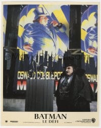 1z102 BATMAN RETURNS French LC 1992 Tim Burton, great image of Danny DeVito as The Penguin!