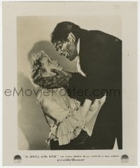 1z104 DR. JEKYLL & MR. HYDE French LC 1932 Fredric March in makeup as Hyde menacing Miriam Hopkins!